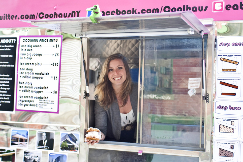 coolhaus, ice cream, truck, sandwich, natasha case, freya estrella, interview, imprint