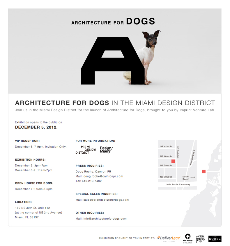 architecture for dogs, miami, exhibition, design miami, architecture, kenya hara, hara design institute, imprint venture lab