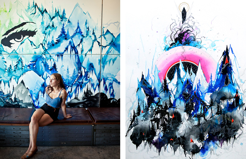 hannah stouffer, art, artist, grand array, the standard, san francisco, powwow